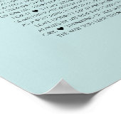 Dinge, die wir an dir lieben 70, 60, 50, Poster (Ecke)