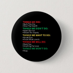 Dinge, die wir gebaut haben, schossen die Sheriff  Button