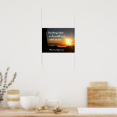 Dinge, die wir Liebe - Thomas Aquinas Zitat - Kuns Poster (Küche)