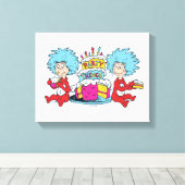 Dinge, die zwei Party Leinwanddruck (Insitu (Holzboden))