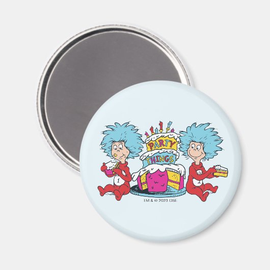 Dinge, die zwei Party Magnet (Vorderseite/Rückseite)