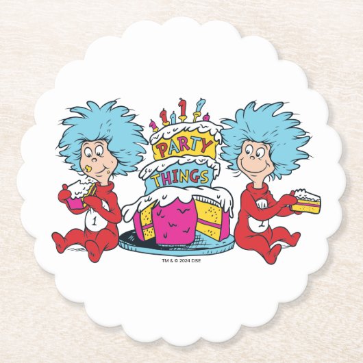 Dinge, die zwei Party Untersetzer (Vorderseite)