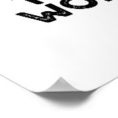 Dinge Eisen arbeiten aus lustigen Eisen Pun Poster (Ecke)