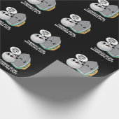 Dinge eiserne Arbeit aus lustigen Eisen Pun Dark B Geschenkpapier (Ecke)