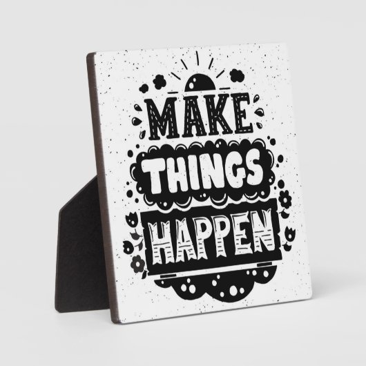 Dinge geschehen lassen fotoplatte (Vorderseite)