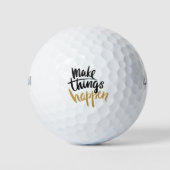 Dinge geschehen lassen golfball (Vorderseite)