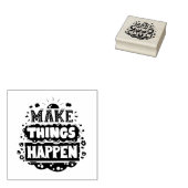 Dinge geschehen lassen gummistempel (Stempel)