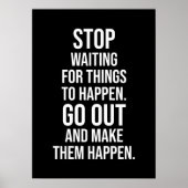 Dinge geschehen lassen - Gymnastik, Husteln, Erfol Poster (Vorne)