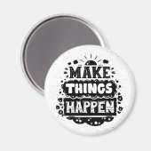 Dinge geschehen lassen magnet (Vorderseite/Rückseite)