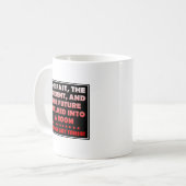 Dinge Got Tense Funny Mug Kaffeetasse (Vorderseite Links)