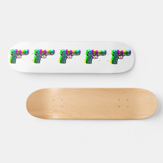 Dinge mit Schusswaffen Skateboard (Horizontal)