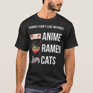 Dinge, ohne die ich nicht leben kann, lustige Anim T-Shirt