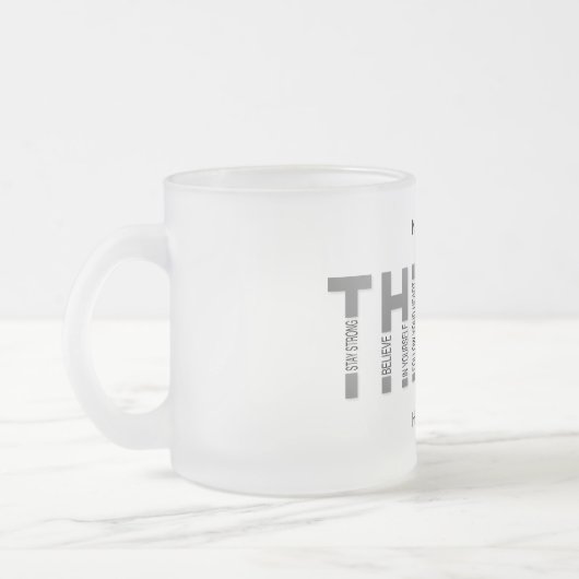 Dinge passieren - B&W Edition Mattglastasse (Links)