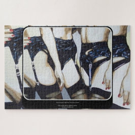 'Dinge passieren' Gemälde auf einem Puzzle