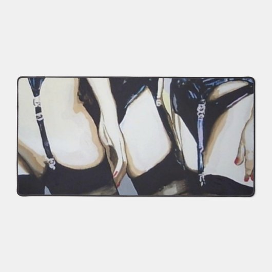 'Dinge passieren' Gemälde auf einem Schreibtischunterlage (Vorderseite)