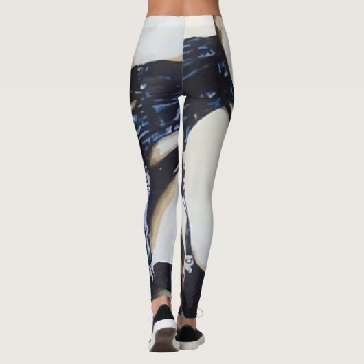 'Dinge passieren' Gemälde Leggings (Rückseite)
