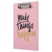 Dinge passieren lassen klemmbrett (Links)