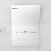 'Dinge passieren, wenn das Party abklingelt' Gemäl Dankeskarte (Innenseite)