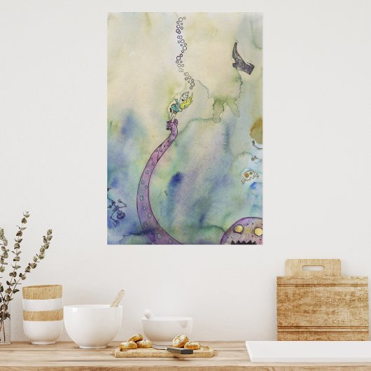 "Dinge sind nicht immer so, wie sie scheinen" - Po Poster (Küche)