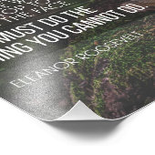 Dinge tun, die Sie nicht tun können Fotodruck (Ecke)