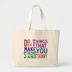 Dinge tun - Gym-Tasche Jumbo Stoffbeutel
