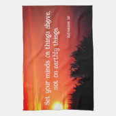 Dinge über Küchentuch (Vertikal)