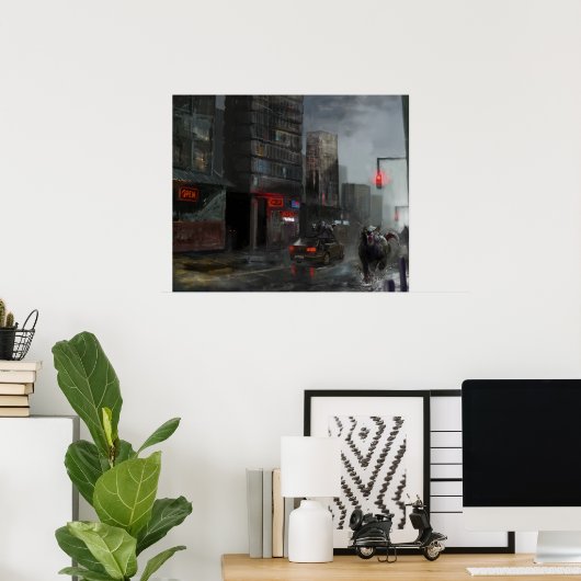 Dinge Unsichtbares Poster (Heimbüro)