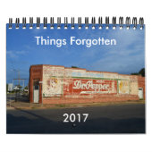 Dinge vergessen 2017 Kalender (Titelbild)