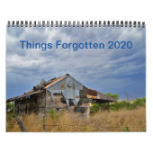 Dinge vergessen 2020 kalender (Titelbild)