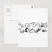 Dinge vom Planeten z — Die Brüder Postkarte (Vorne/Hinten)