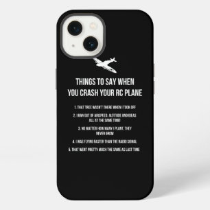 Dinge zu sagen, wenn Sie Ihr RC-Flugzeug-Hobby D a iPhone 13 Hülle