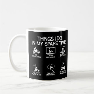 Dinge zu tun in meiner Freizeit Motocross-Enduro Kaffeetasse