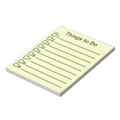 Dinge zu tun notizblock (Rotiert)