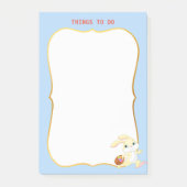 Dinge zu tun & Ostern Bunny Post-it Klebezettel (Vorderseite)