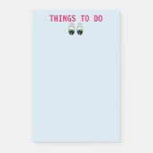 Dinge zu tun post-it klebezettel (Vorderseite)