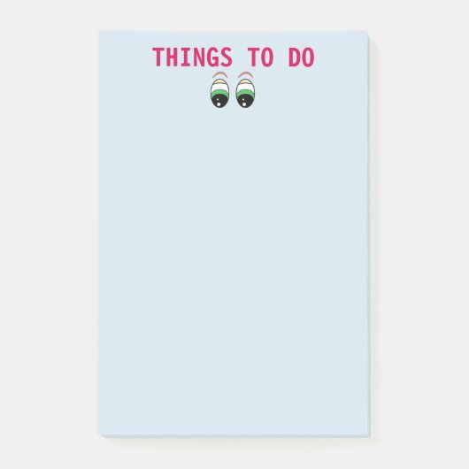 Dinge zu tun post-it klebezettel (Vorderseite)