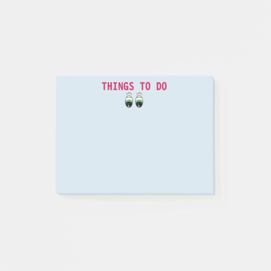 Dinge zu tun post-it klebezettel (Vorderseite)