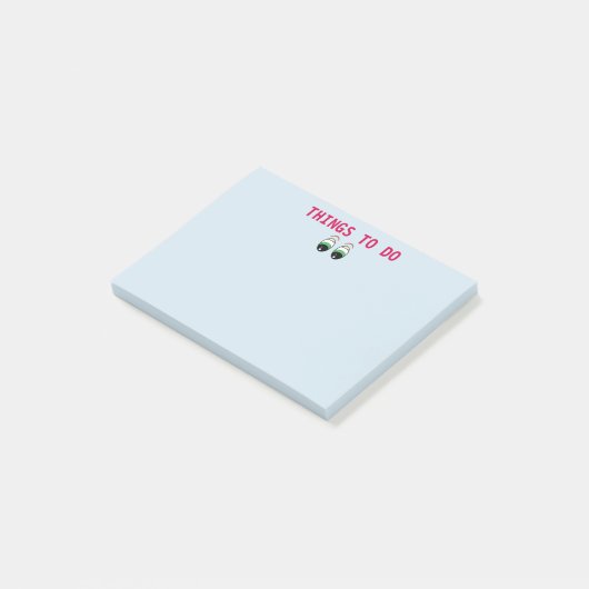 Dinge zu tun post-it klebezettel (angewinkelt)