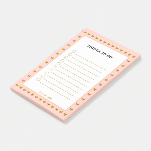 Dinge zu tun post-it klebezettel (angewinkelt)