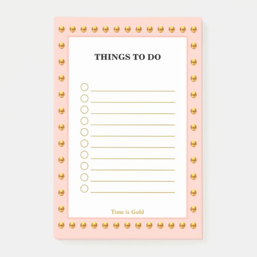 Dinge zu tun post-it klebezettel (Vorderseite)