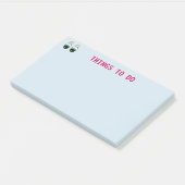 Dinge zu tun post-it klebezettel (angewinkelt)