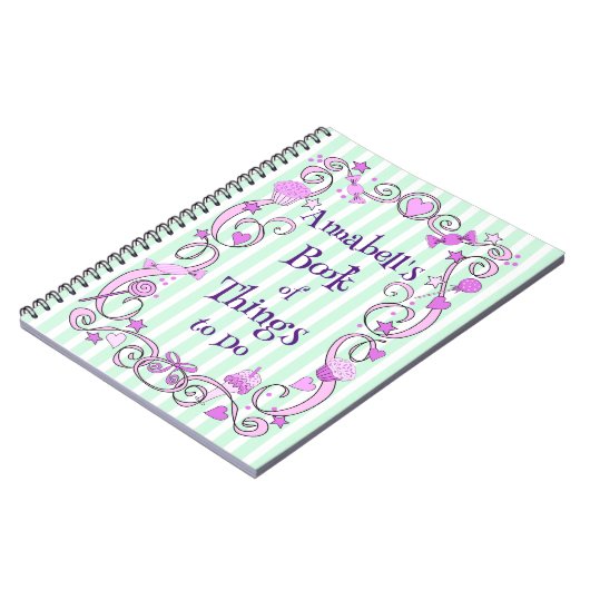 Dinge zu tun Spiral Notebook Notizblock (Linke Seite)