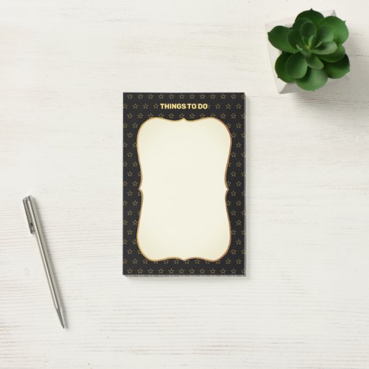 Dinge zu tun & Sternmuster Post-it Klebezettel (Büro)