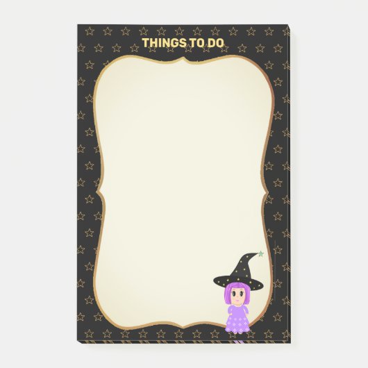 Dinge zu tun & Sternmuster Post-it Klebezettel (Vorderseite)