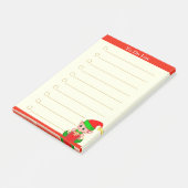 Dinge zu tun & süßer Baby-Elf Post-it Klebezettel (angewinkelt)