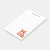 Dinge zu tun & Süßer kleiner Fuchs Post-it Klebezettel (angewinkelt)
