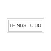 Dinge zu tun, um Notebook-Ziel Planer-Journal Gummistempel (Prägung)