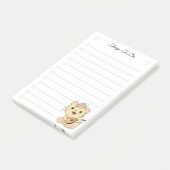 Dinge zu tun und Niedliche musikalische Katze Post-it Klebezettel (angewinkelt)