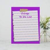 DingeSo listen Sie Letterhead-Stationery auf (Stehend Vorderseite)