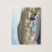 Dinghy am Strand Puzzle (Vertikal)